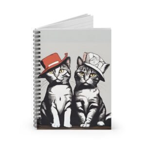 IS_691 Cats Portrait Spiral Notebook