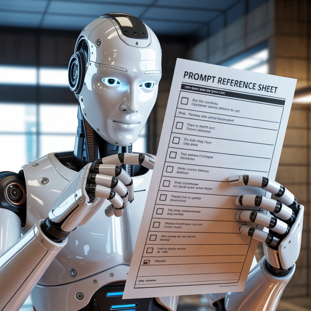 AI GENERATIVE ART PROMPT REFERENCE SHEET