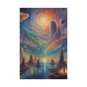 IS_0095 Cosmic Dreamscape Rolled Poster