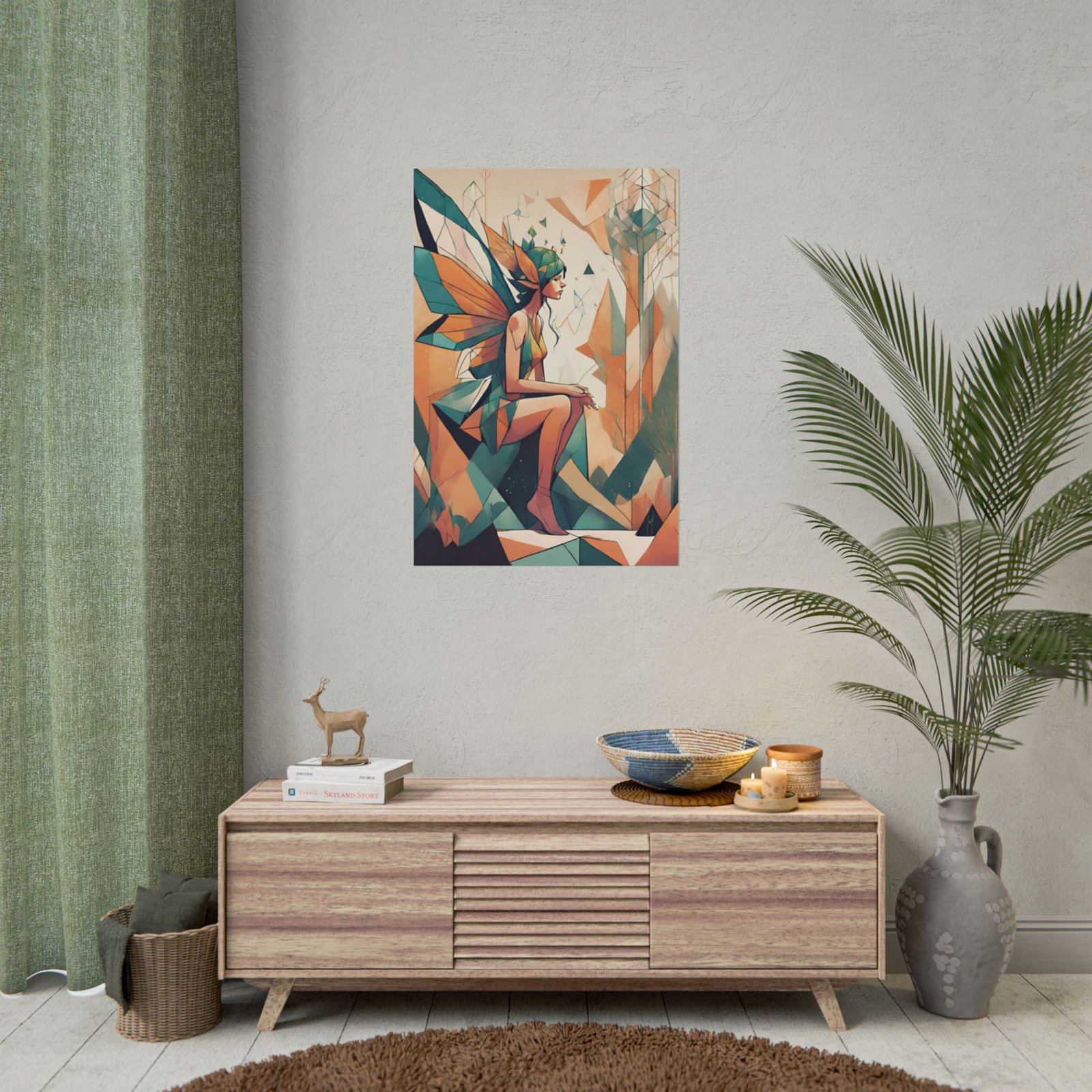Abstract Geometrical Fairy Rolled Posters - Image 3