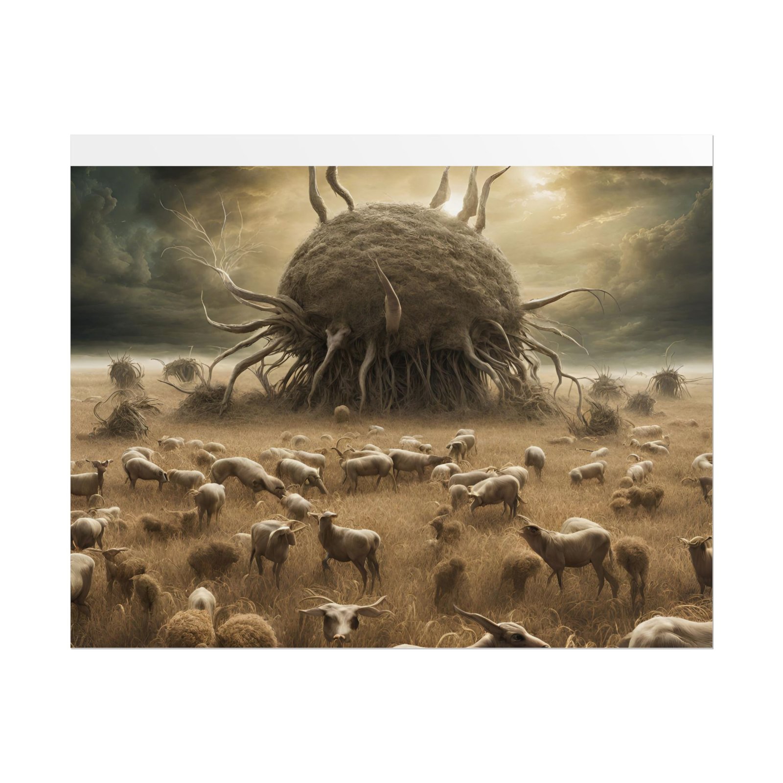 Surreal Mystical Nature Landscape Rolled Poster - Image 9