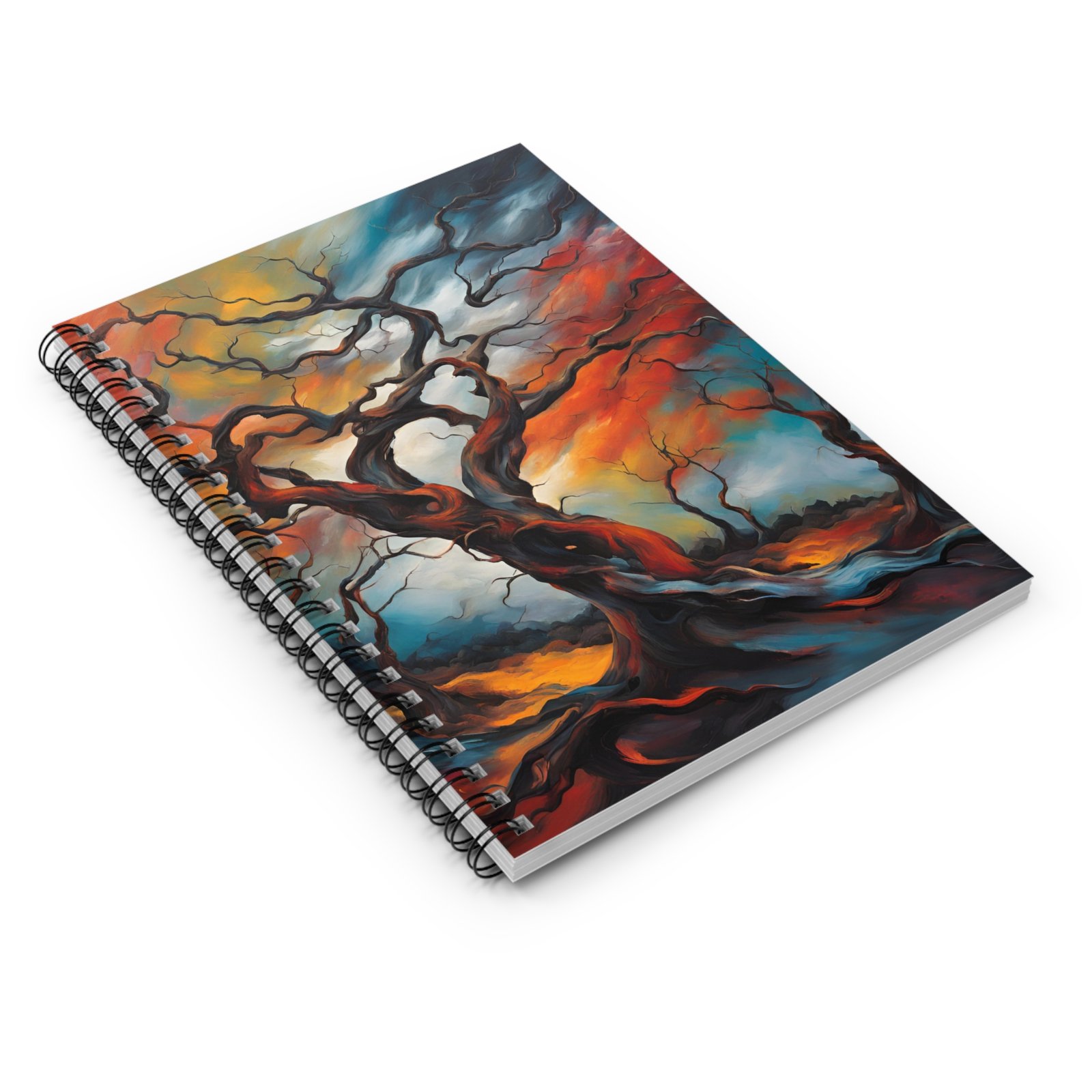 Expressionist Tree Spiral Notebook - Image 3