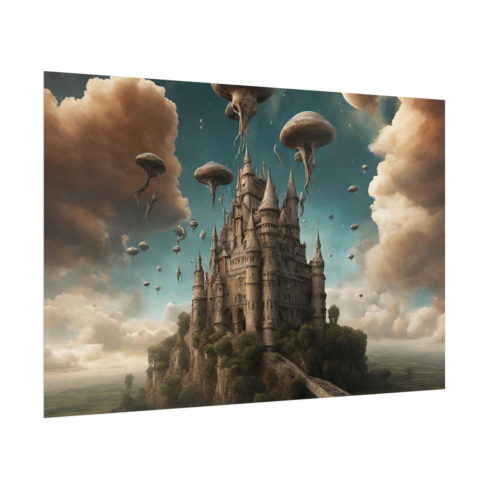 IS_0843 Fantasy Castle Rolled Poster - Image 3