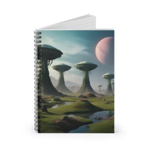 IS_4912 Cosmic Landscape Spiral Notebook