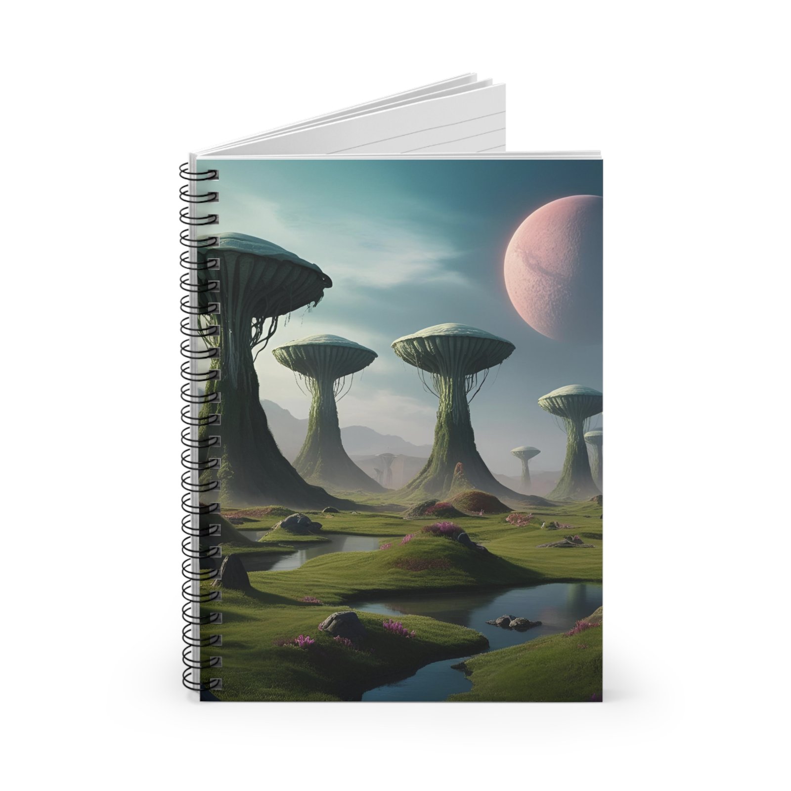 IS_4912 Cosmic Landscape Spiral Notebook