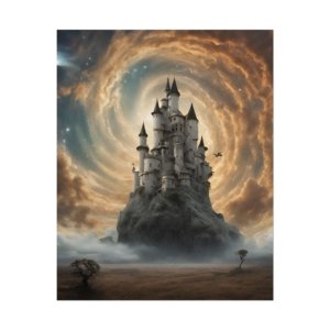 IS_0337 Fantasy Castle Rolled Poster