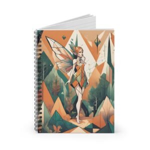 IS_1258 Geometrical Fairy Spiral Notebook