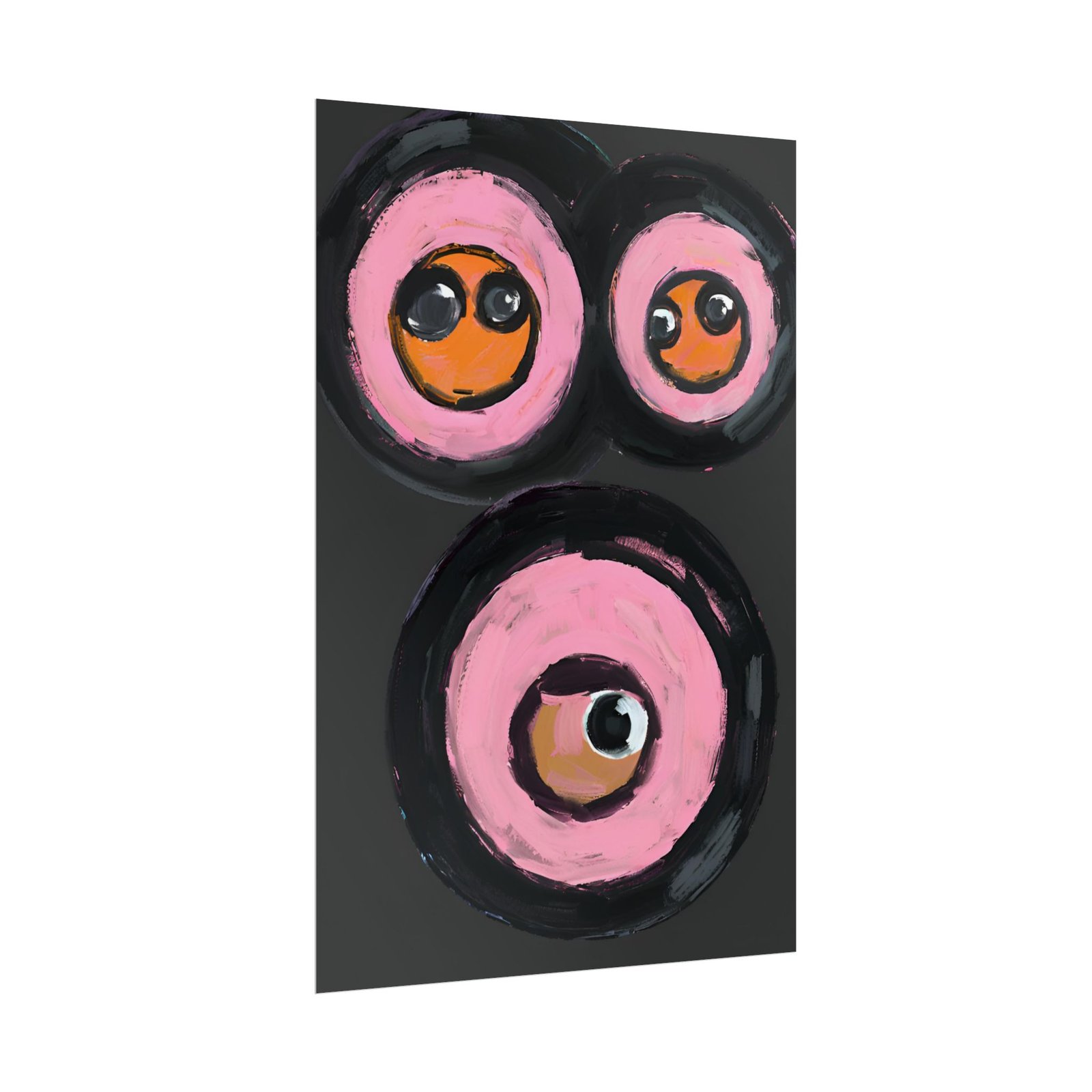 IS_4482 Abstract Eyeball Rolled Poster - Image 3