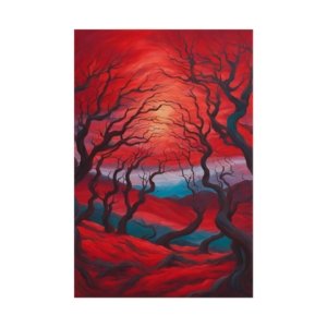 IS_3863 Expressionist Trees Rolled Posters