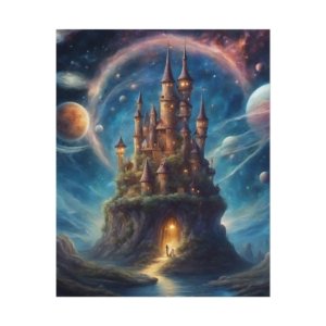 IS_0323 Fantasy Castle Rolled Posters
