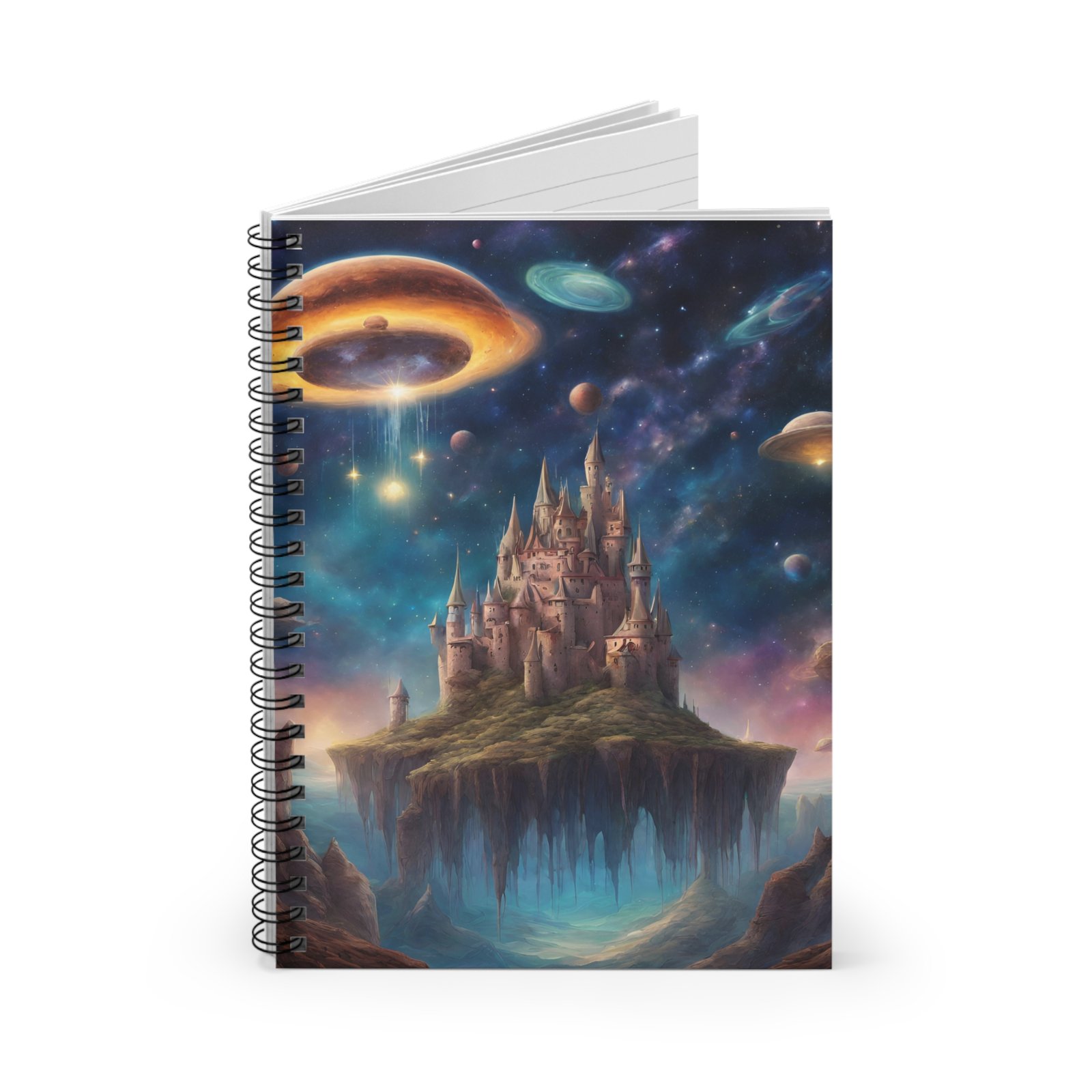 IS_0335 Castle Spiral Notebook