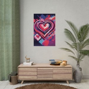Conceptual Heart Rolled Posters IS_3380
