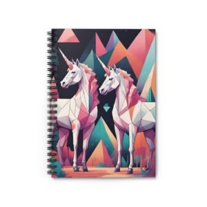 IS_1287 Spiral Unicorn Notebook