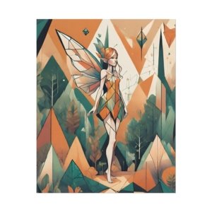 IS_1258 Geometric Fairy Rolled Poster