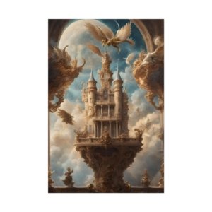 IS_0068 Fantasy Castle Rolled Poster