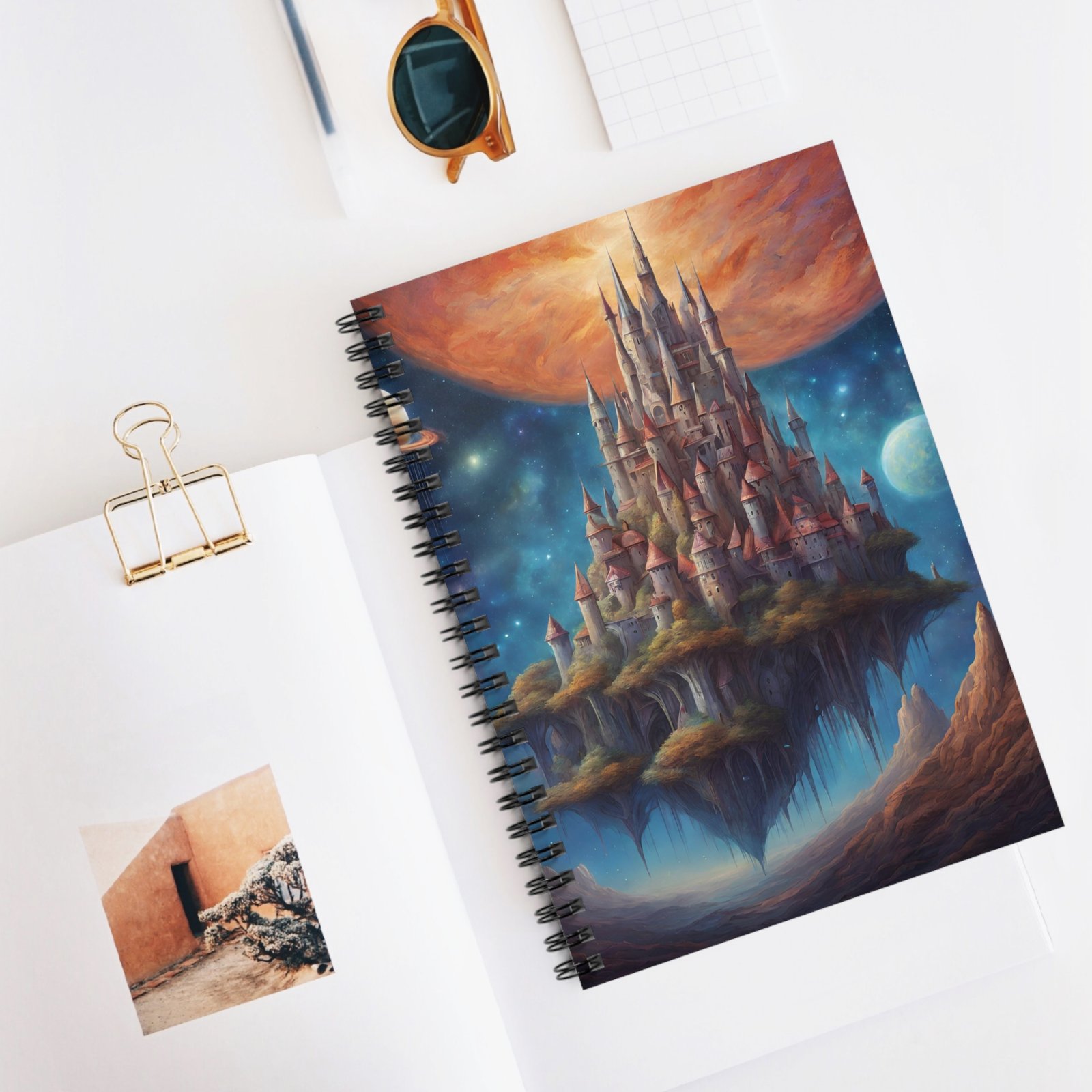 IS_0336 Fantasy Castle Spiral Notebook - Image 5