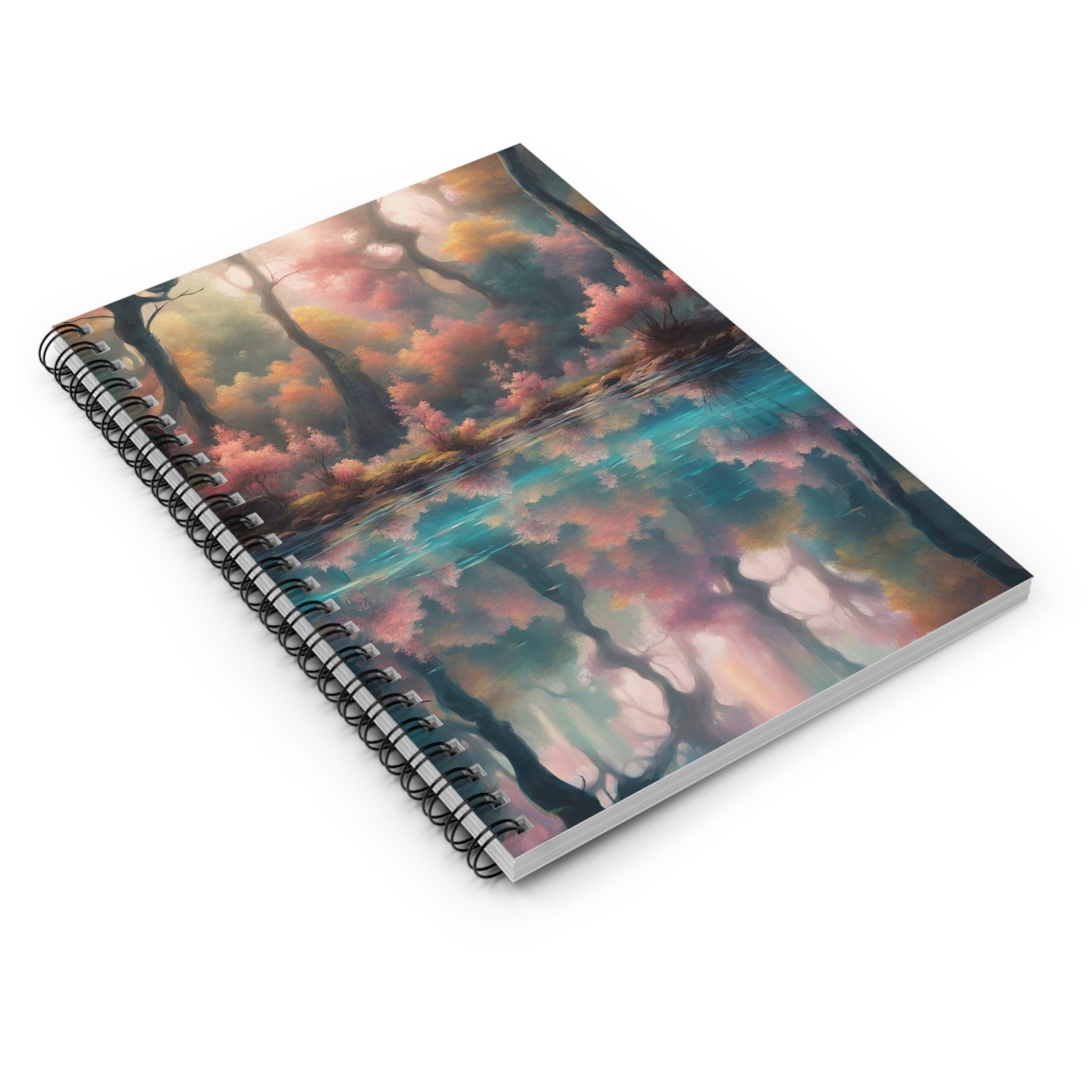 IS_0117 Serene Nature Spiral Notebook - Ruled Line for Journaling and Note-Taking - Image 3
