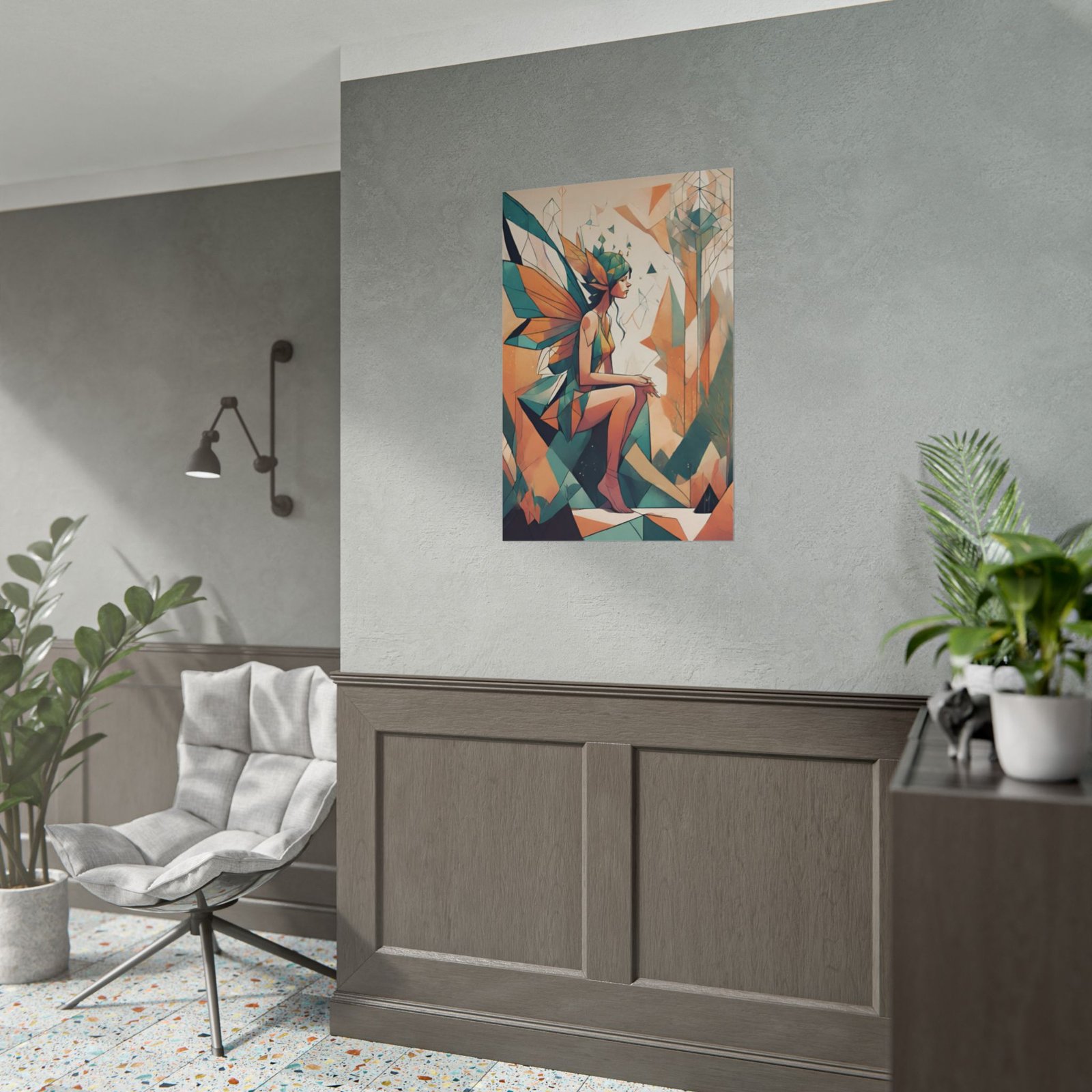 Abstract Geometrical Fairy Rolled Posters - Image 4