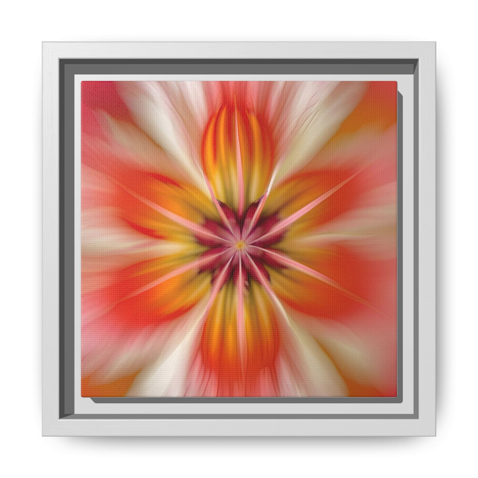 IS_4874 Framed Floral Burst Matte Canvas Art - Image 7