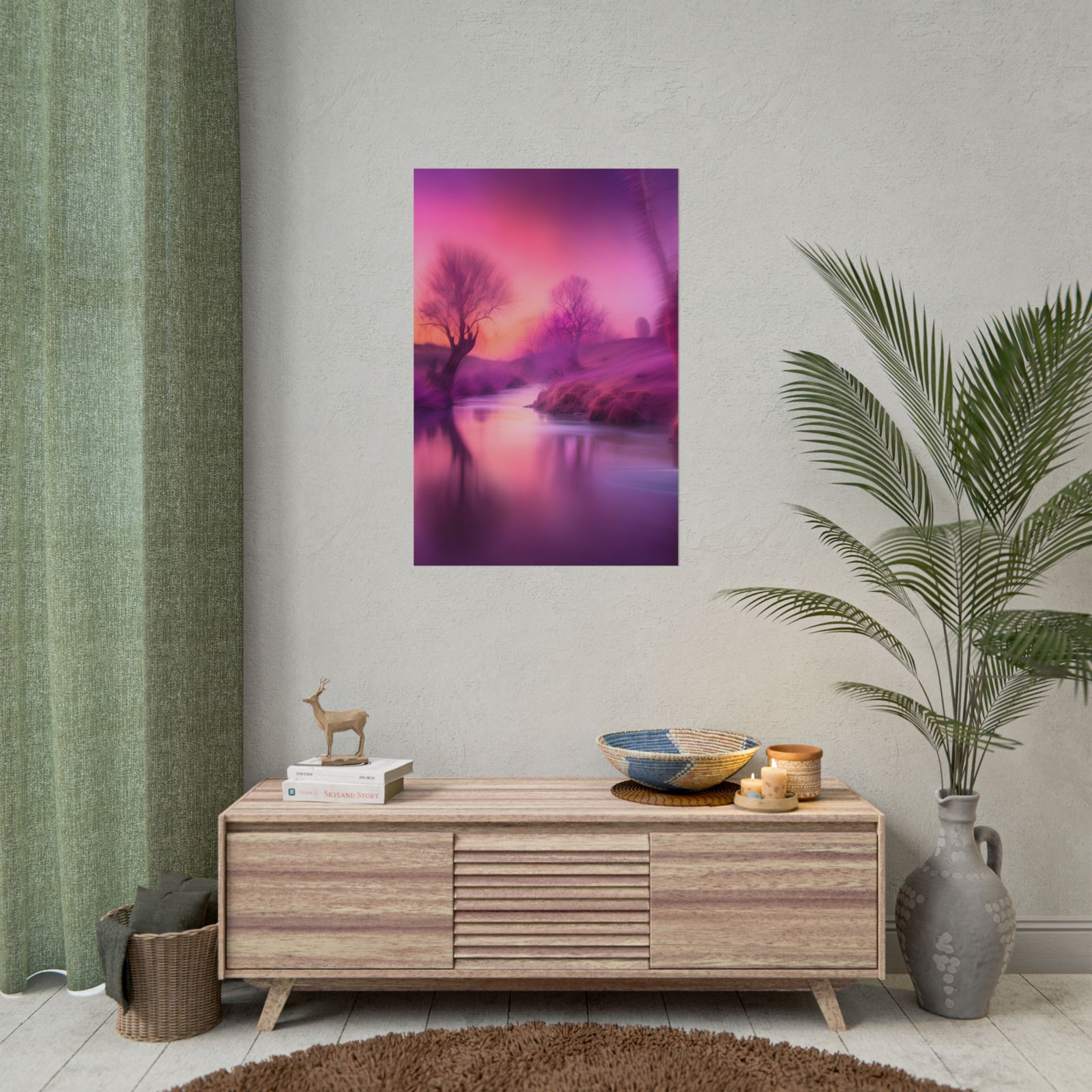 IS_4911 Dreamy Landscape Rolled Poster - Image 4