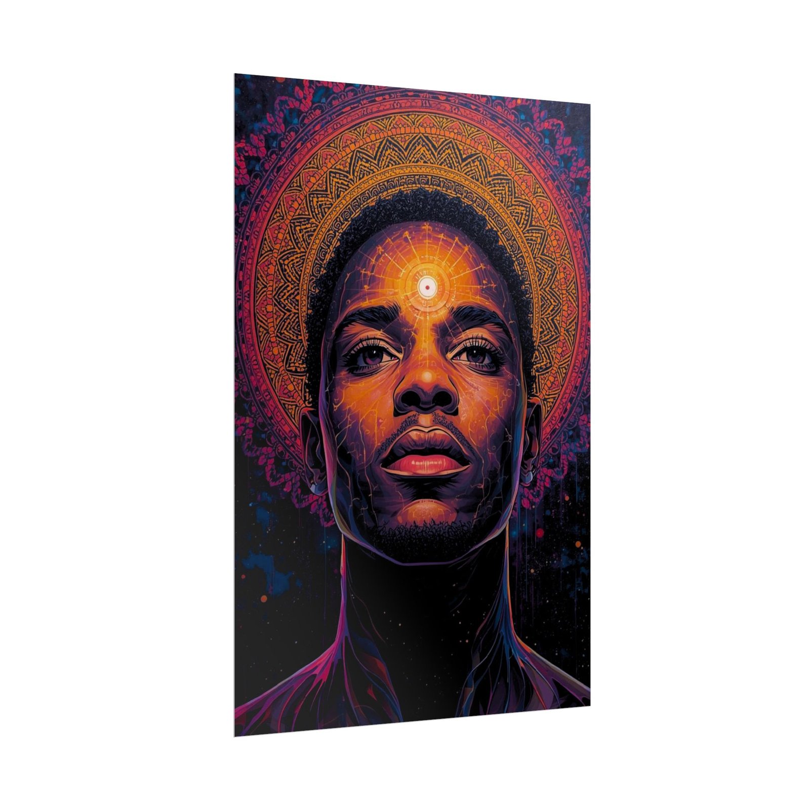 IS_6577 Spiritual Visionary Portrait Rolled Poster - Image 2