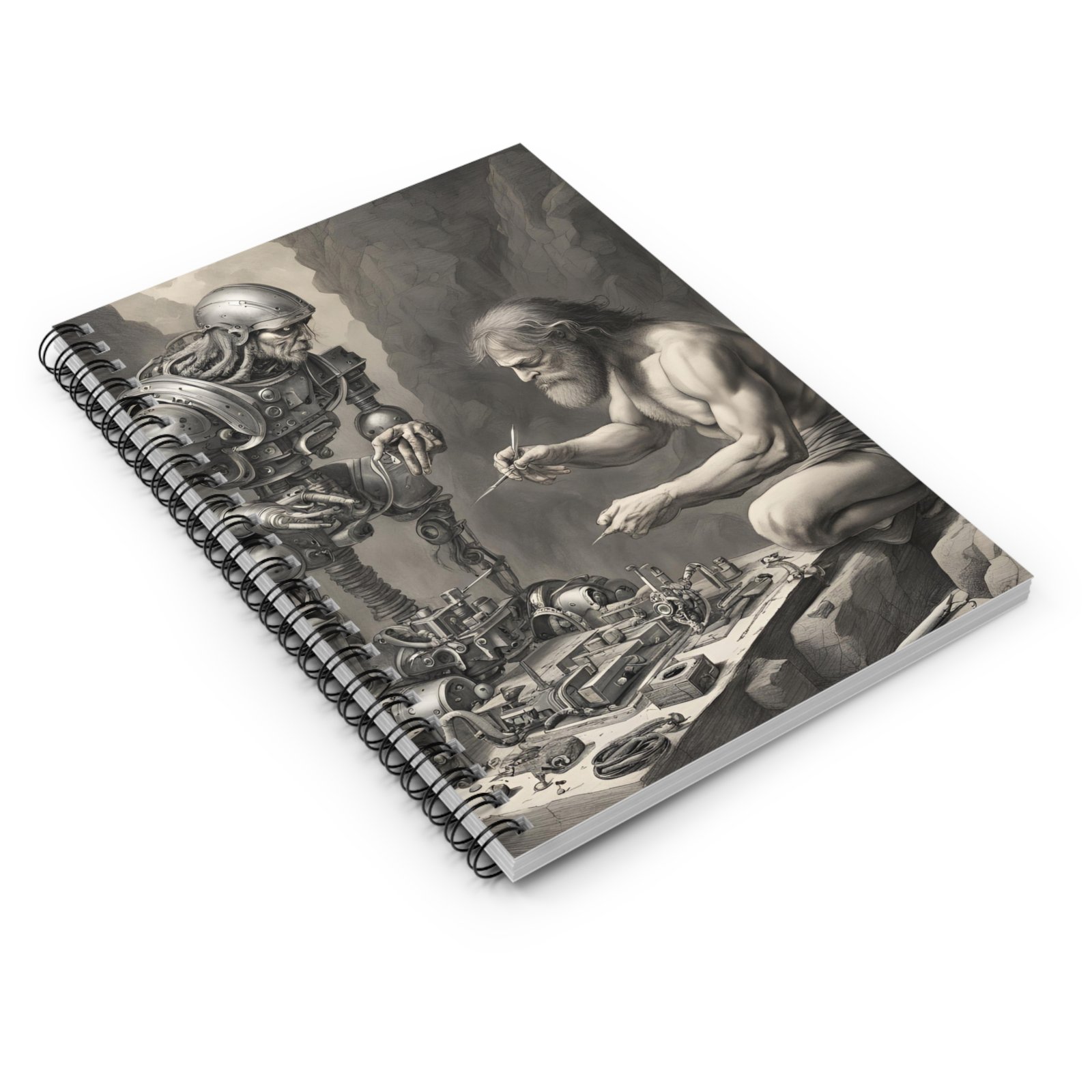 Man Made Spiral Notebook - Image 3