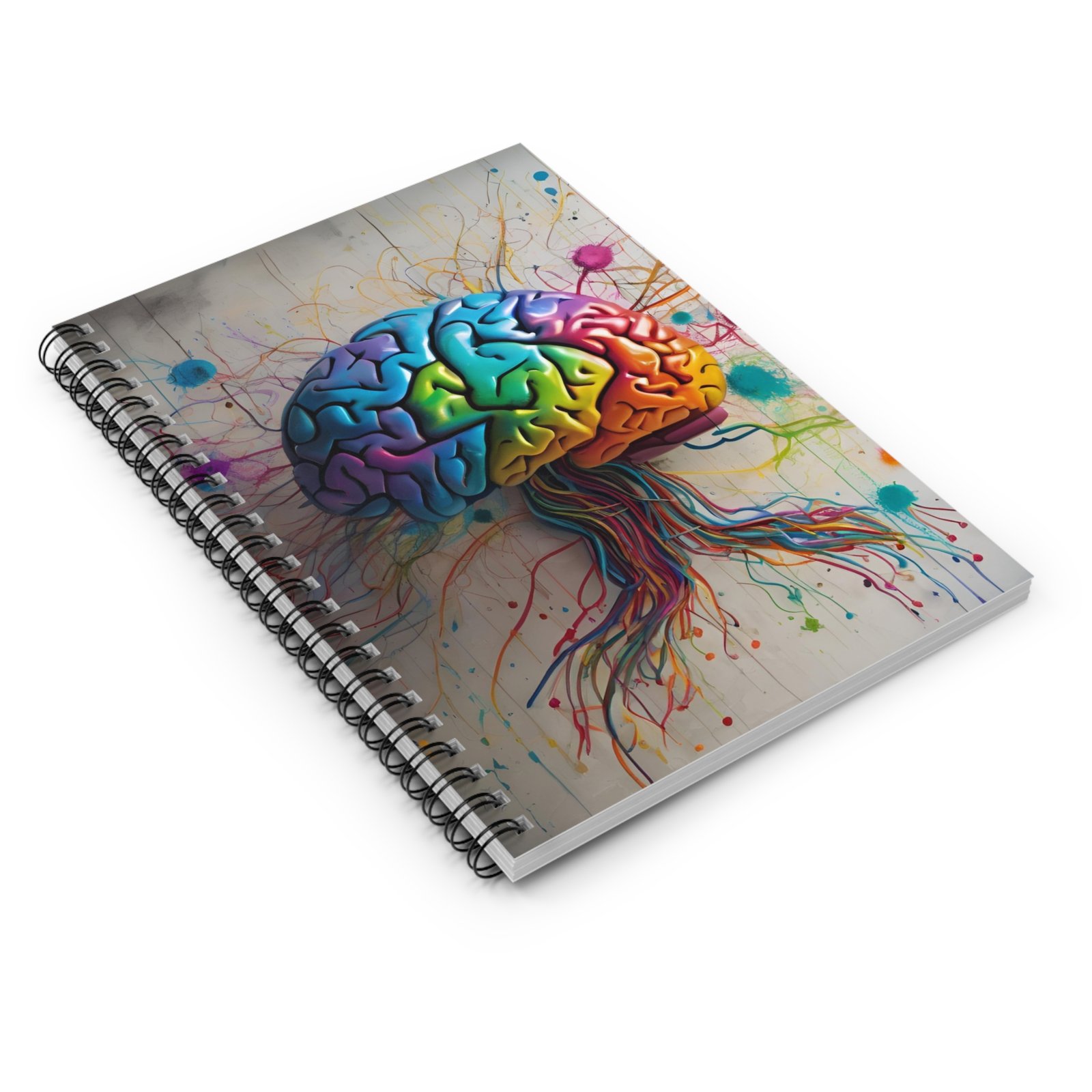 IS_4910 Colorful Brain Spiral Notebook - Image 3
