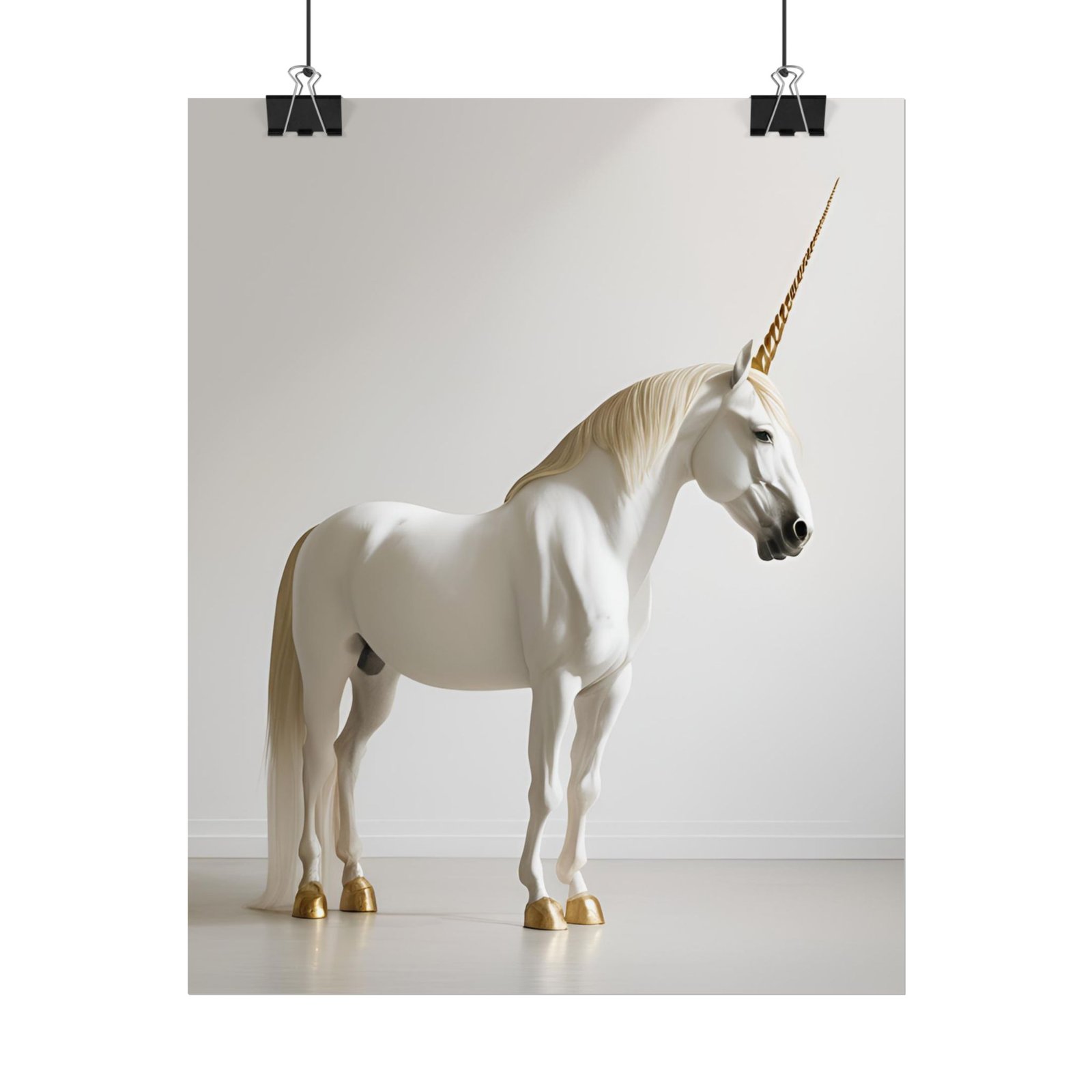 IS_4465 Majestic Unicorn Rolled Poster - Whimsical Home Decor - Image 6
