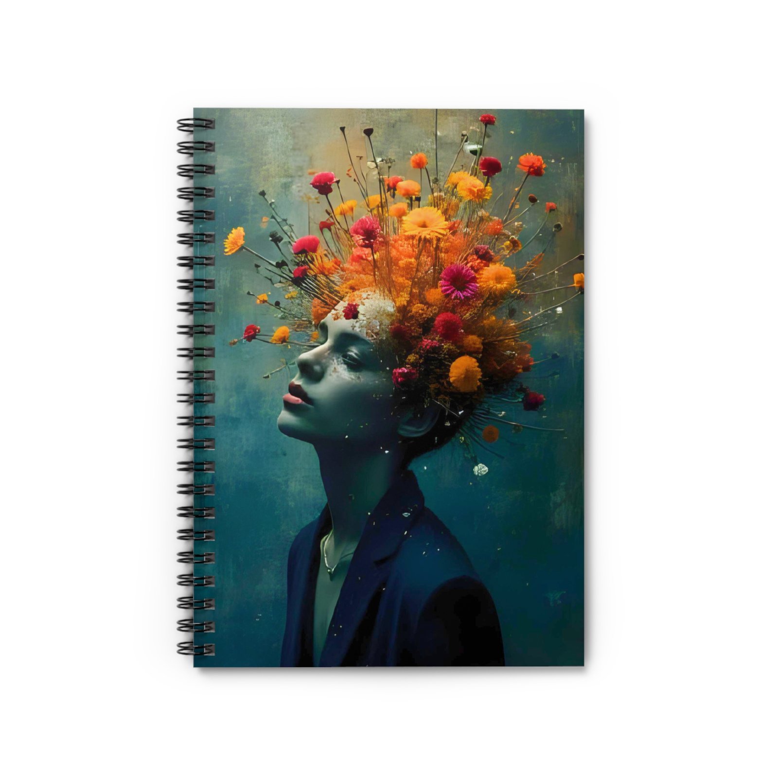 IS_6099 Floral Fantasy Spiral Notebook - Image 2