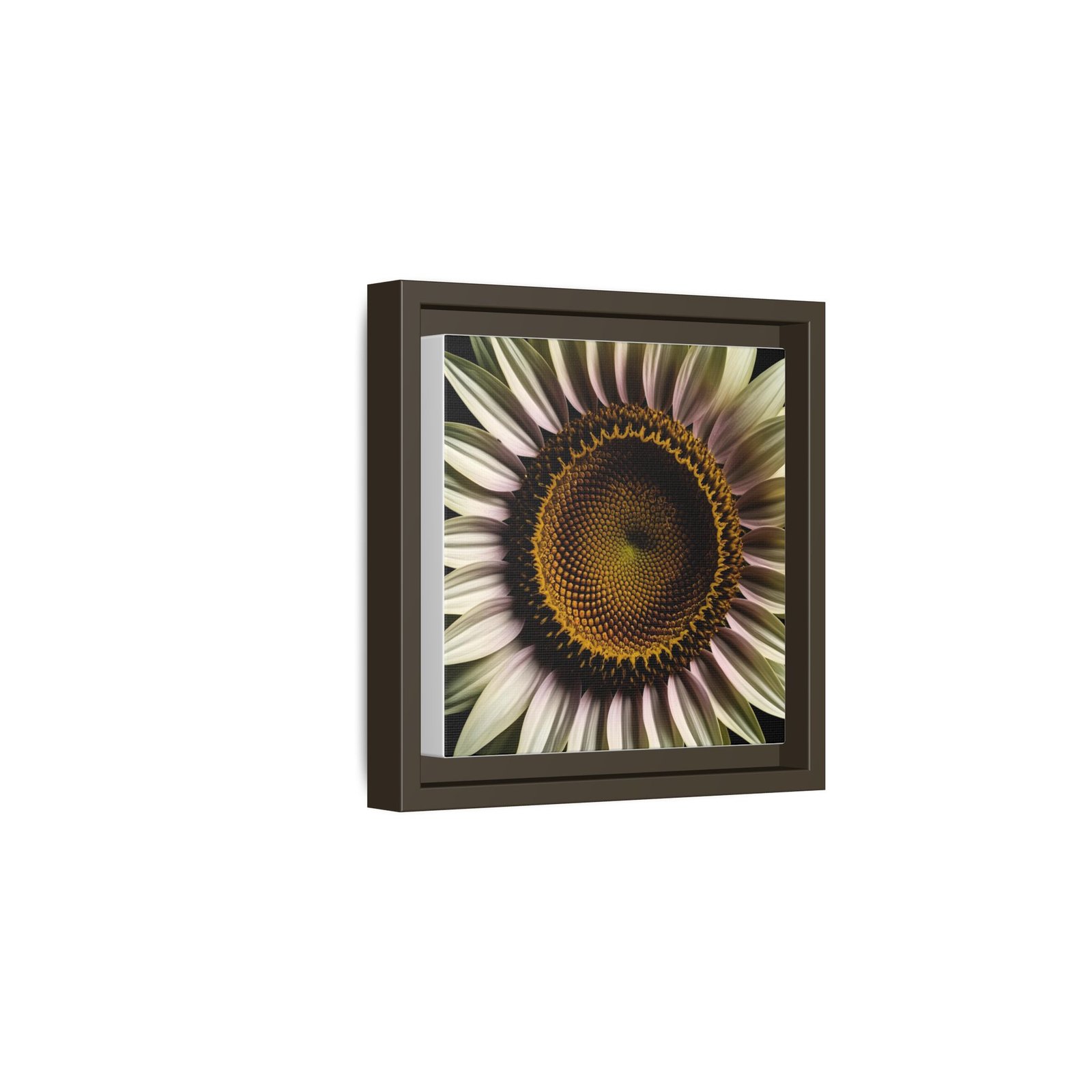 IS_4862 Framed Sunflower Macro Matte Canvas — Botanical Wall Art - Image 5
