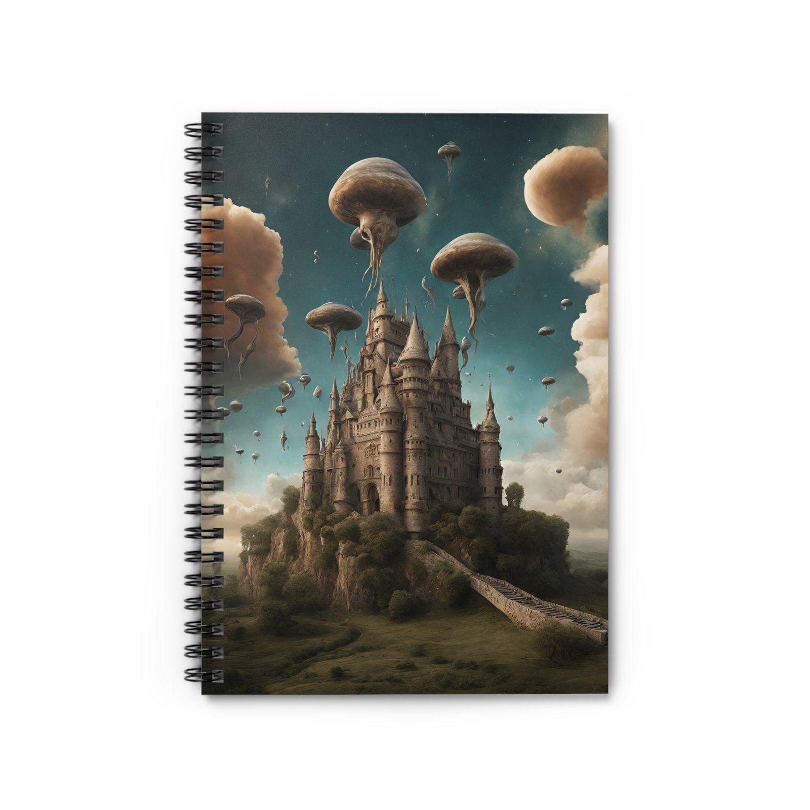 IS_0339 Fantasy Castle Spiral Notebook - Image 2