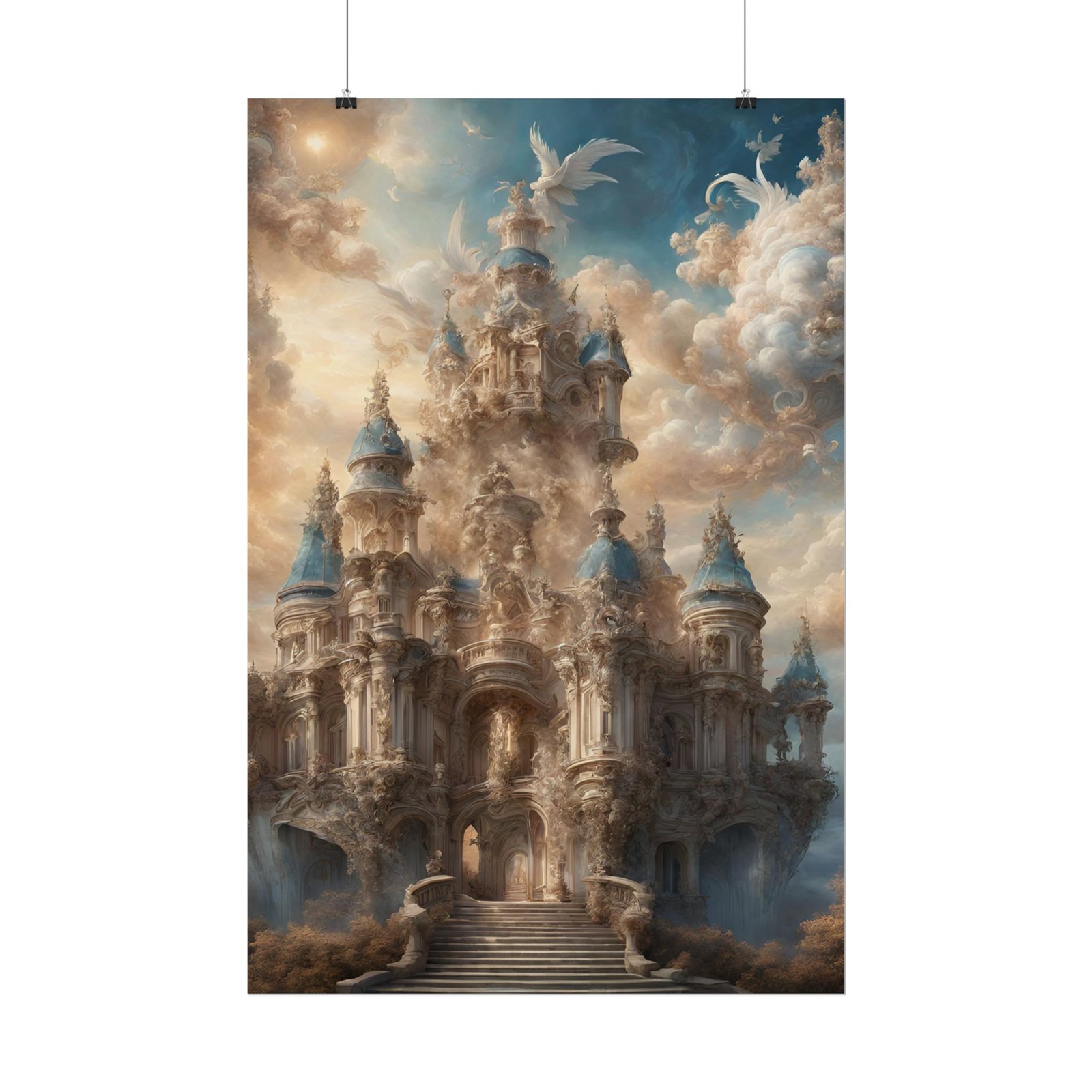 IS_0146 Fantasy Castle Rolled Poster - Image 2