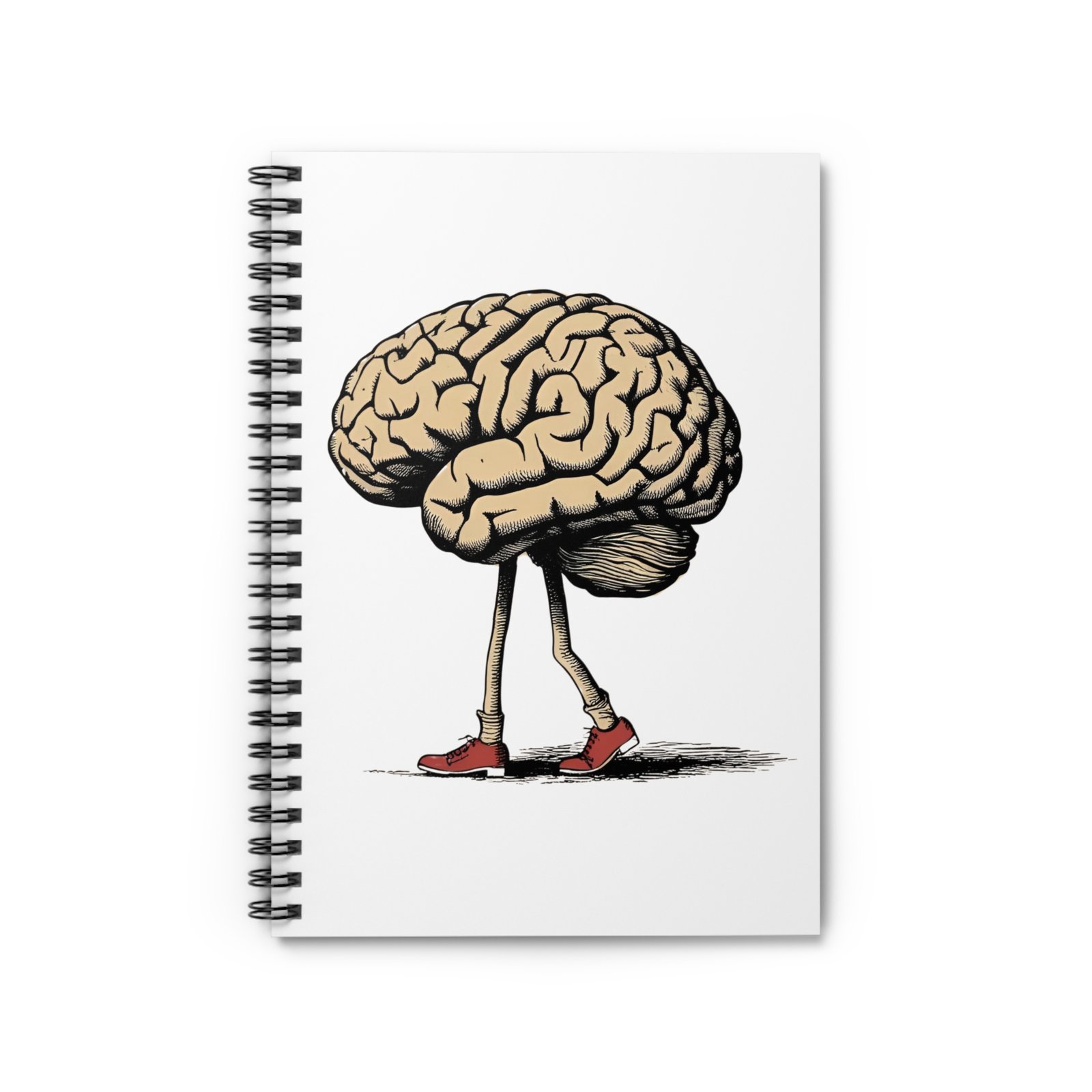 Creative Brain Art Spiral Notebook - Image 2