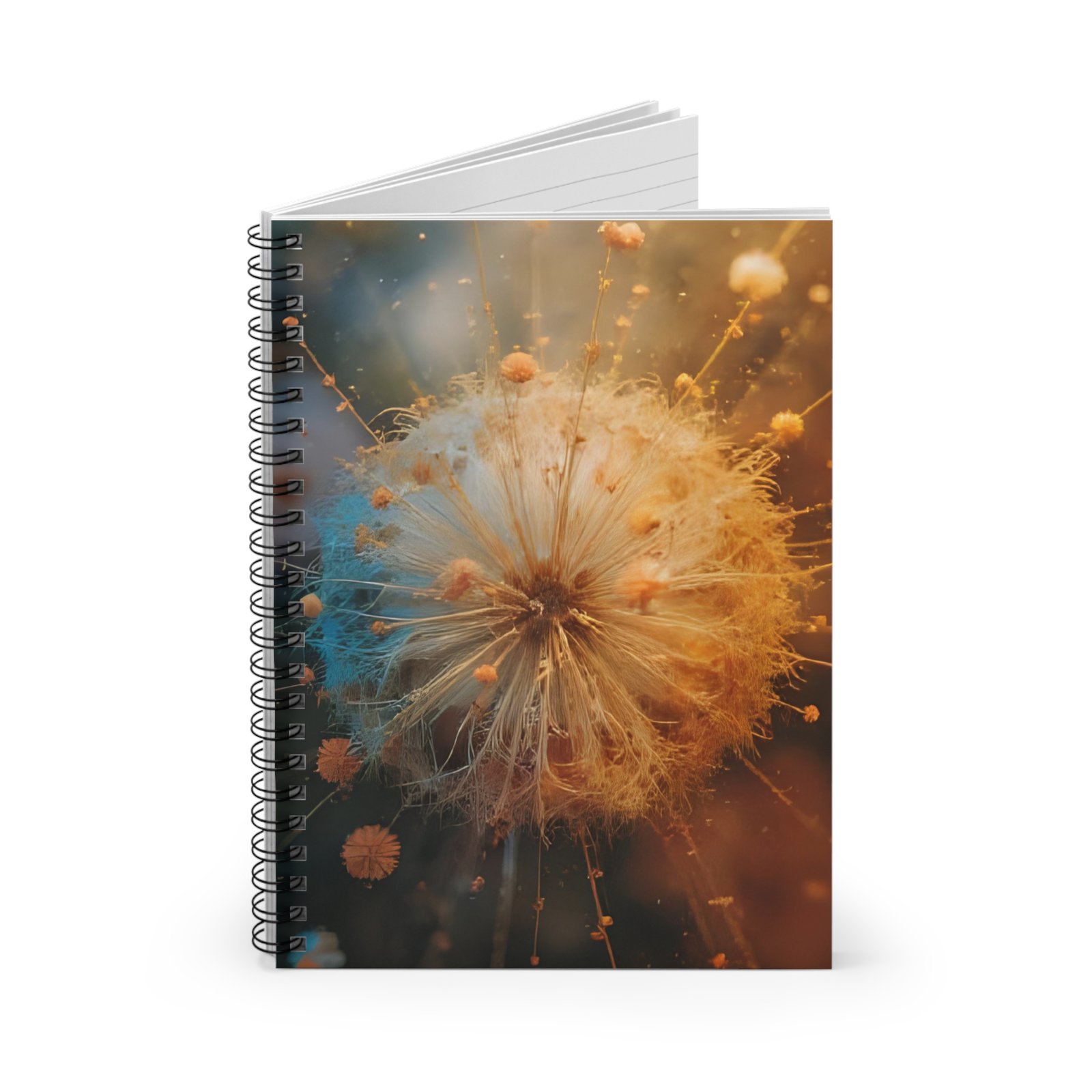 IS_6101 Ethereal Dandelion Spiral Notebook