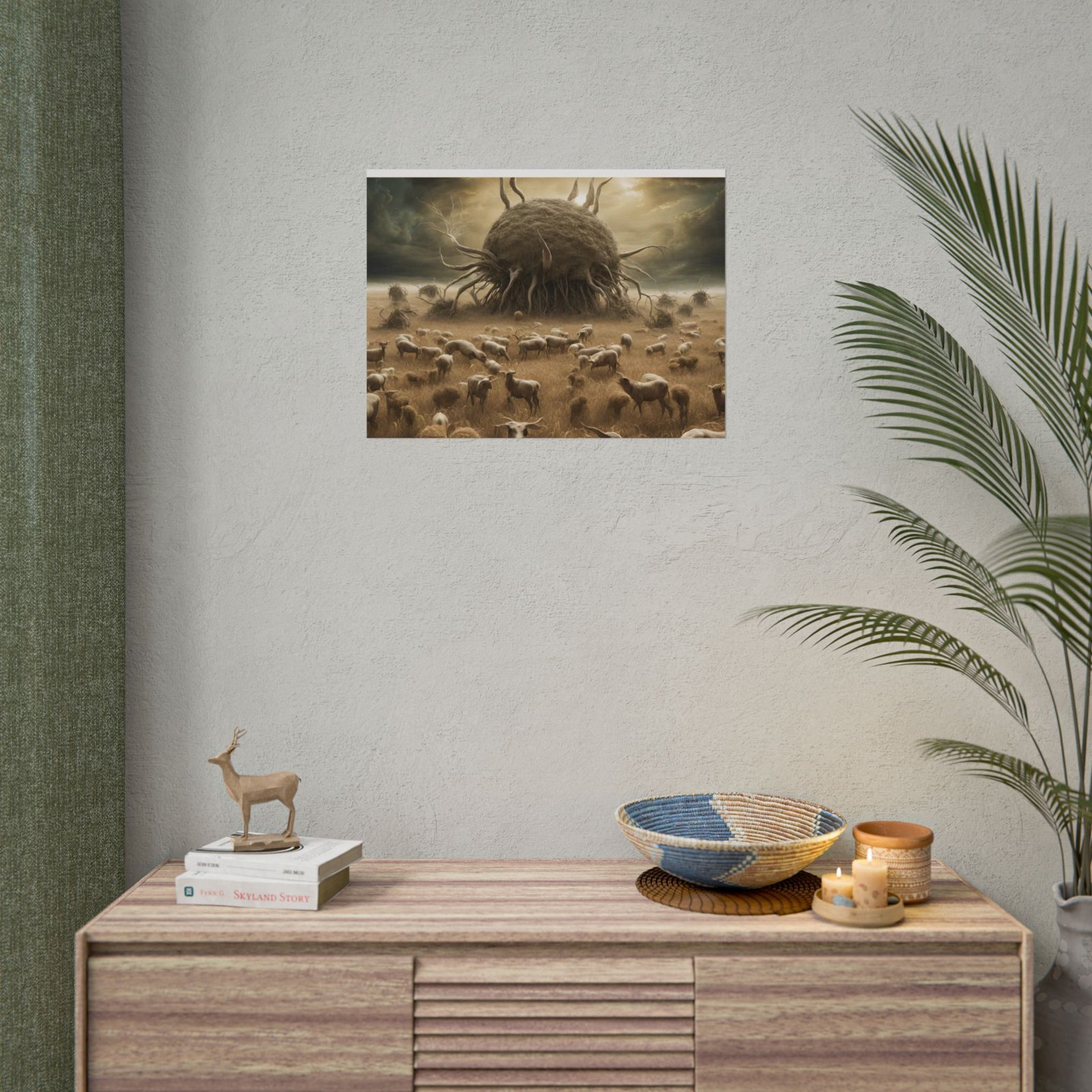 Surreal Mystical Nature Landscape Rolled Poster - Image 8
