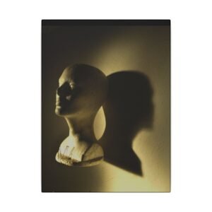 Sculpture with Shadow Matte Canvas 9x12"