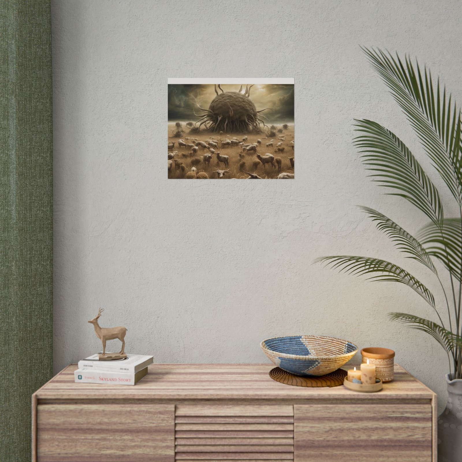 Surreal Mystical Nature Landscape Rolled Poster - Image 12