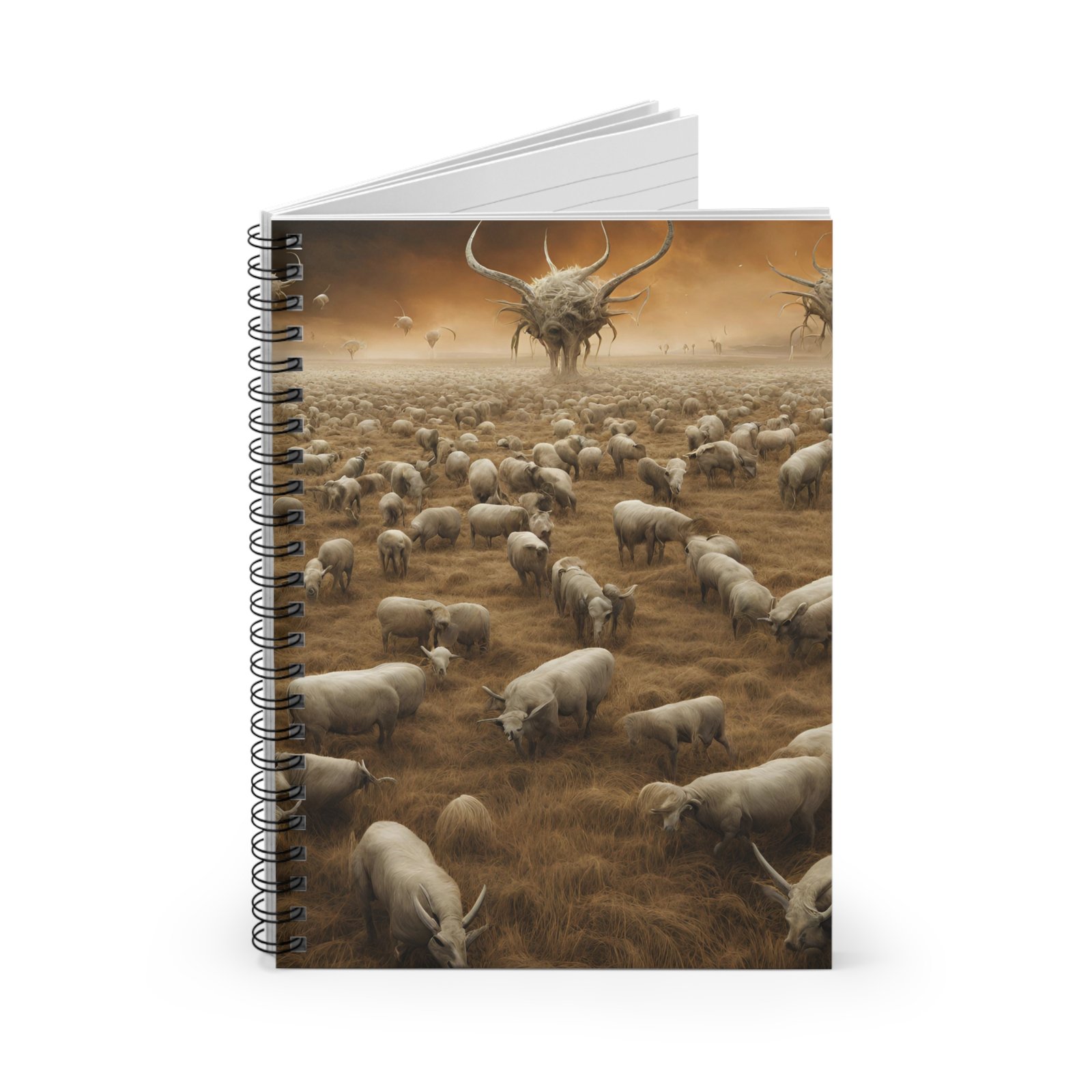 IS_0349 Surreal Farmland Spiral Notebook - Image 2