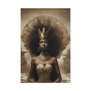 IS_0364 Majestic Queen Rolled Poster - Elegant Home Decor