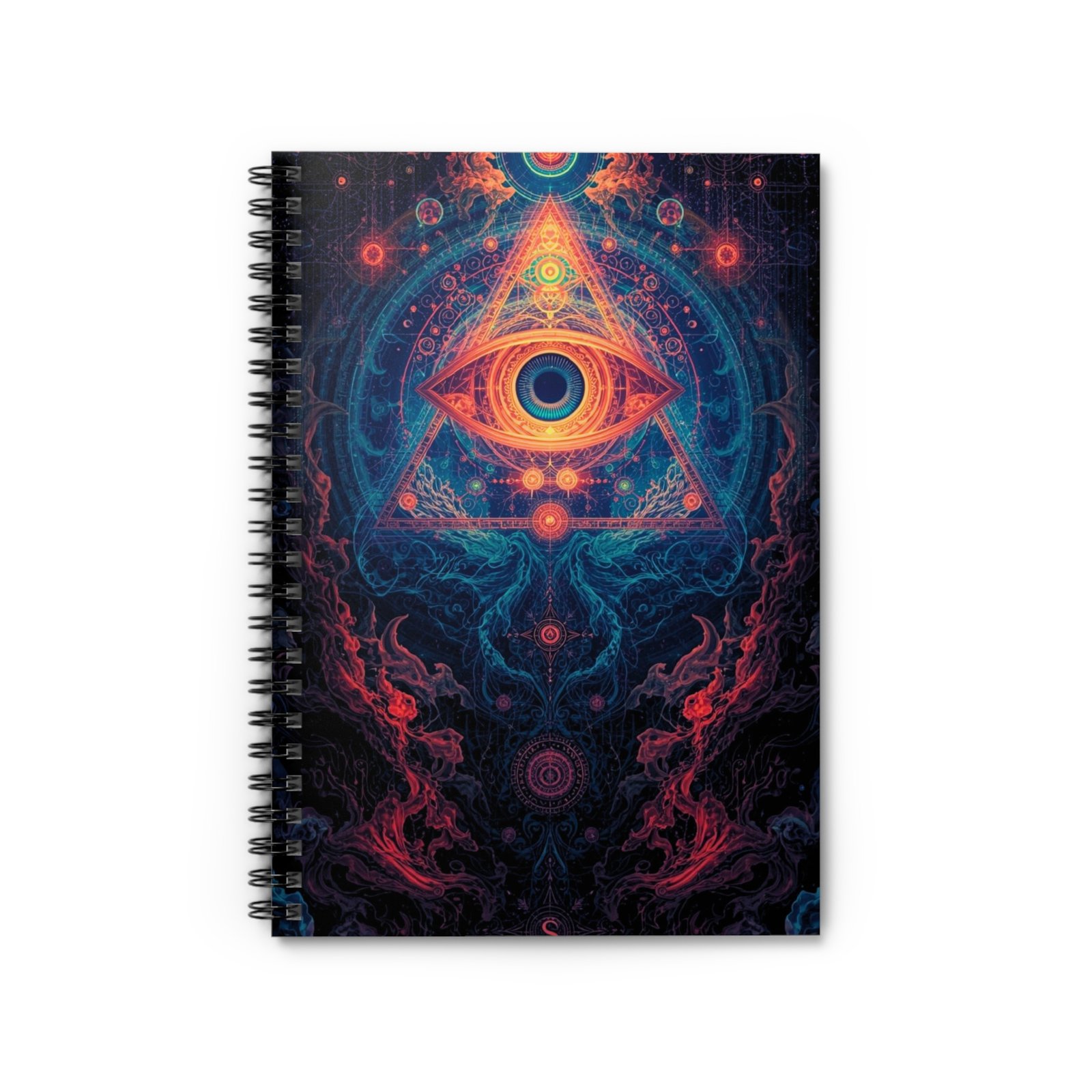 IS_6626 Spiral Notebook — Psychedelic Third Eye Journal (Ruled) - Image 2