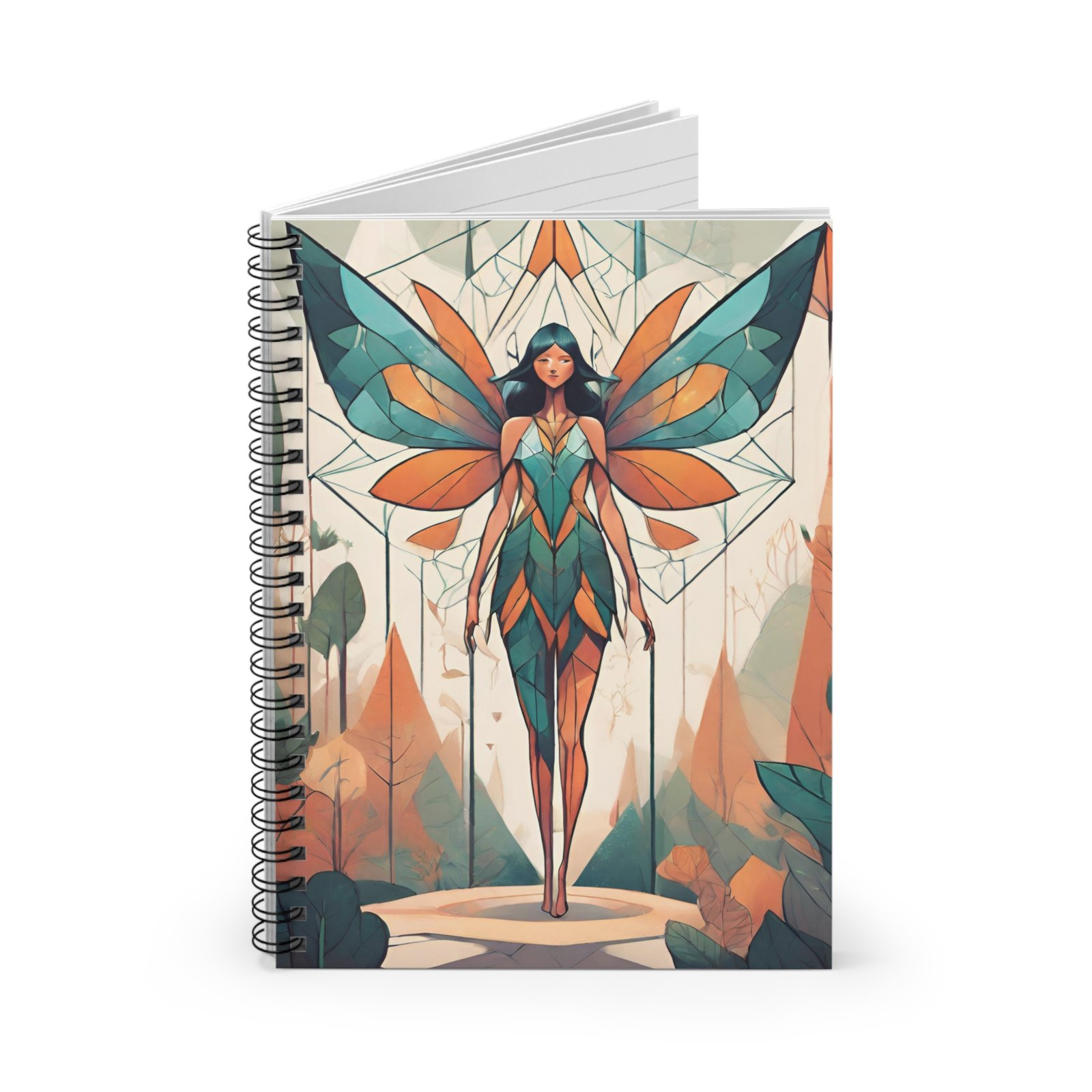 IS_1257 Geometrical Fairy Spiral Notebook