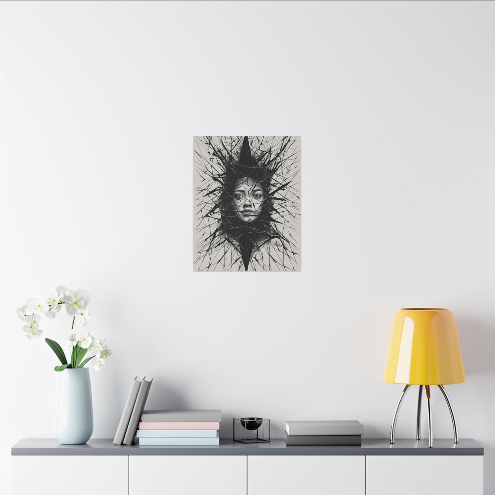 Shattered Reflection Matte Canvas 16x20" - Image 4