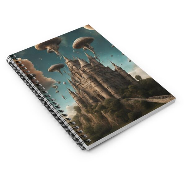 IS_0843 Fantasy Castle Spiral Notebook - The Haus Of Legends