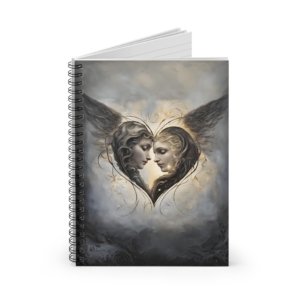 Angel Hearts Spiral Notebook IS_1296