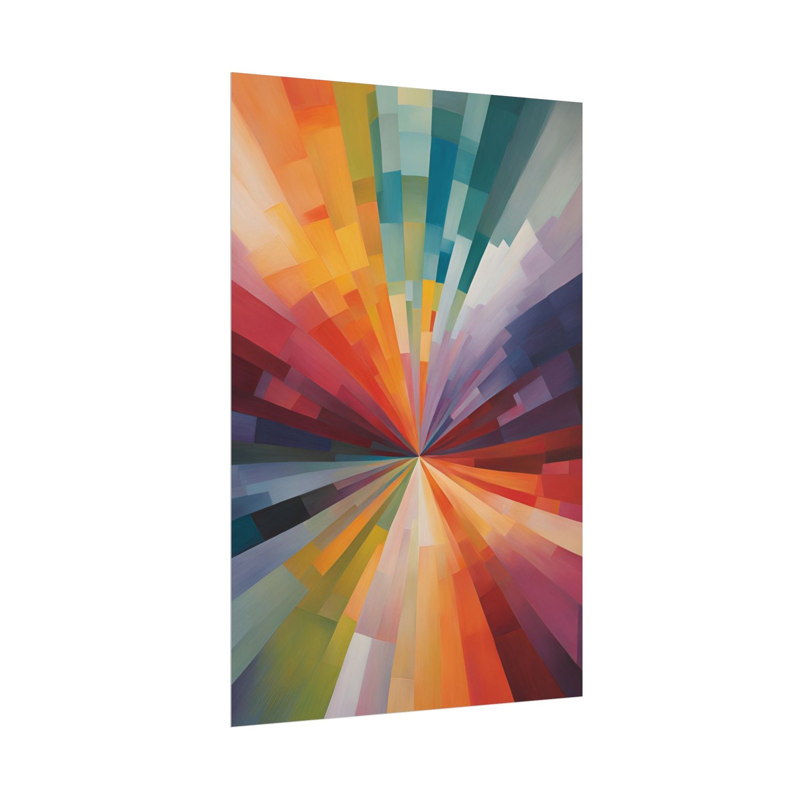 Vibrant Abstract Burst Rolled Poster - Image 3