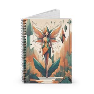 Geometrical Fairy Spiral Notebook