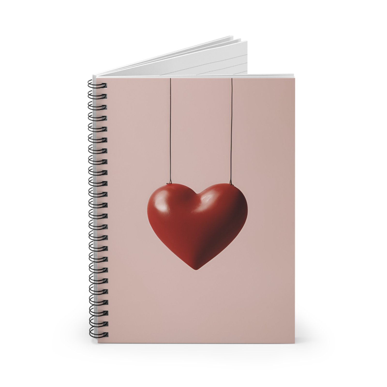Heart Spiral Notebook - IS_3596