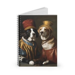 Portrait Dogs Spiral Notebook IS_1333