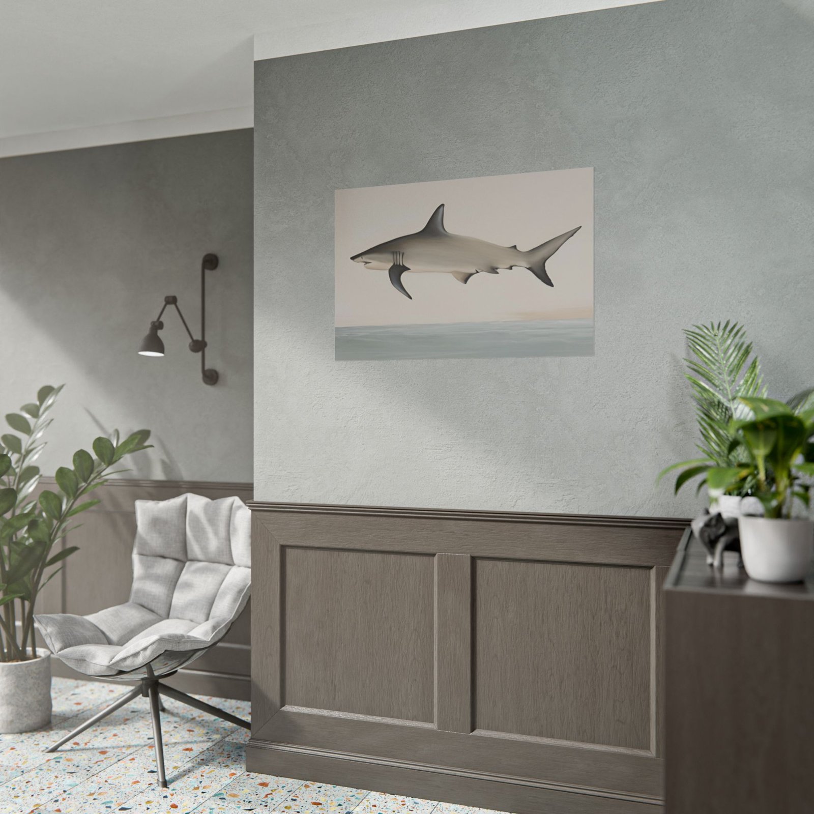 Majestic Shark Rolled Poster - Image 3