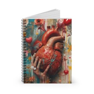 IS_6507 Anatomical Heart Spiral Notebook